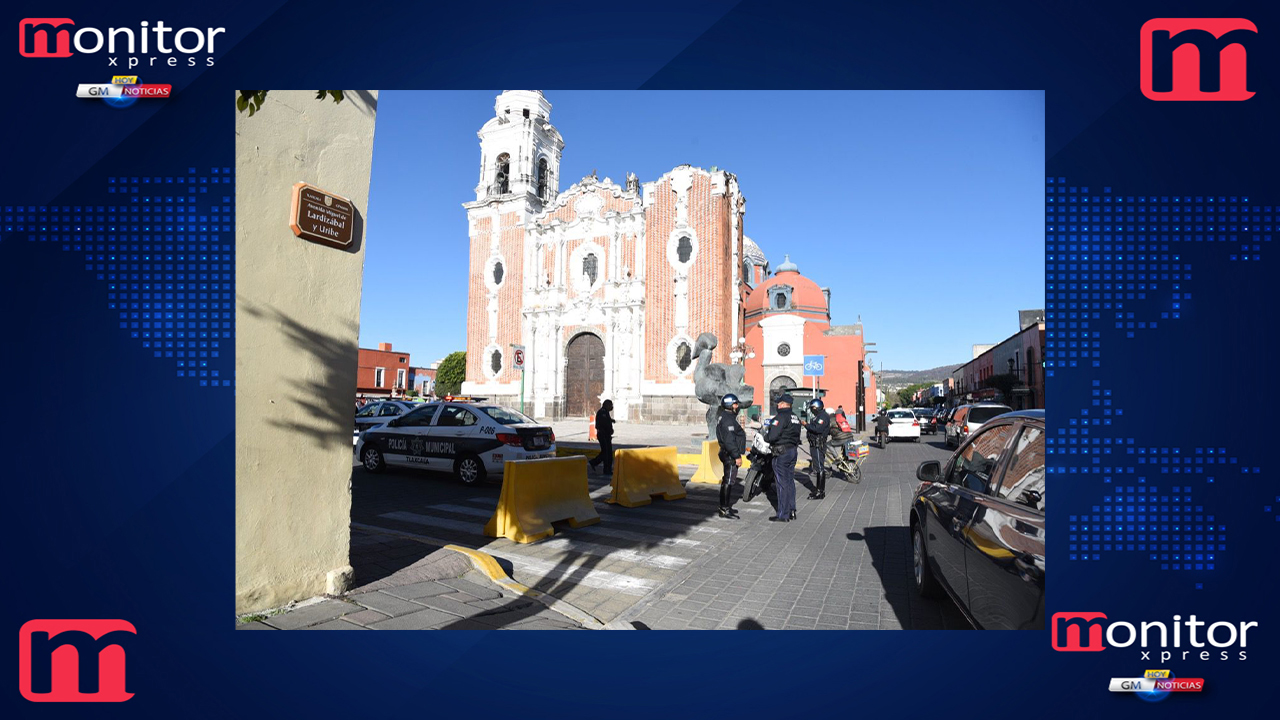 Garantizan montaje de canchas de voleibol y seguridad de automovilistas y peatones en Tlaxcala Capital