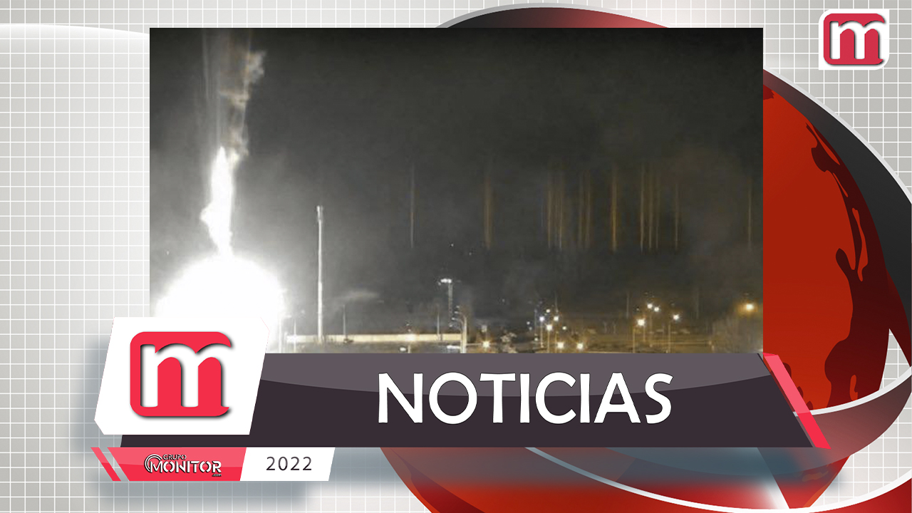 Se registra incendio de planta nuclear en Ucrania