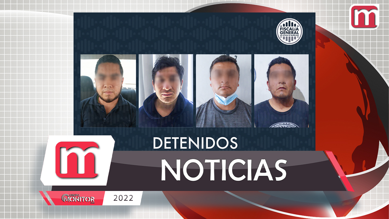 Tres detenidos y uno más entregado por su mamá, por hechos ocurridos en el partido Querétaro vs Atlas