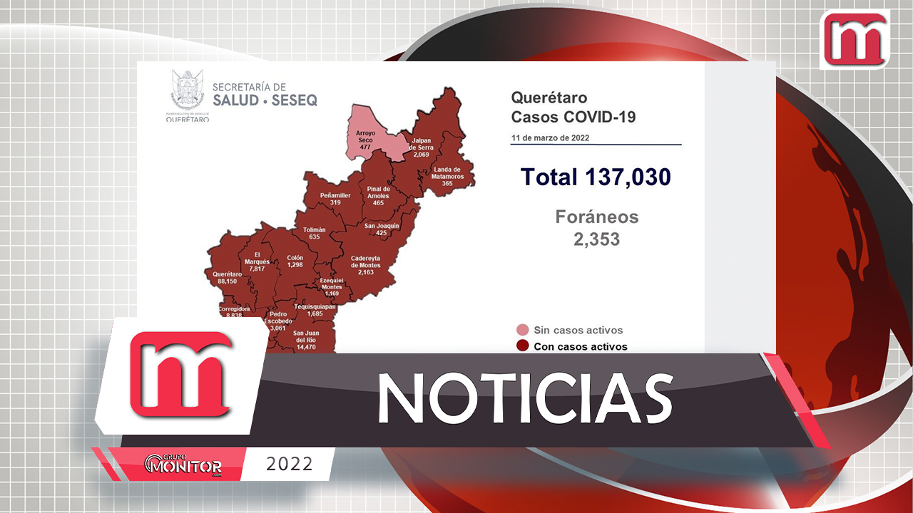 Querétaro con registro de 491 pacientes con sintomatología leve de COVID-19