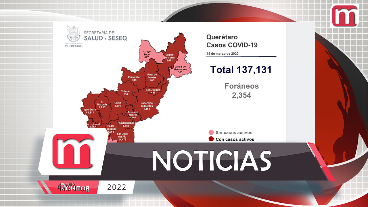 Querétaro con registro de 327 pacientes con sintomatología leve de COVID-19