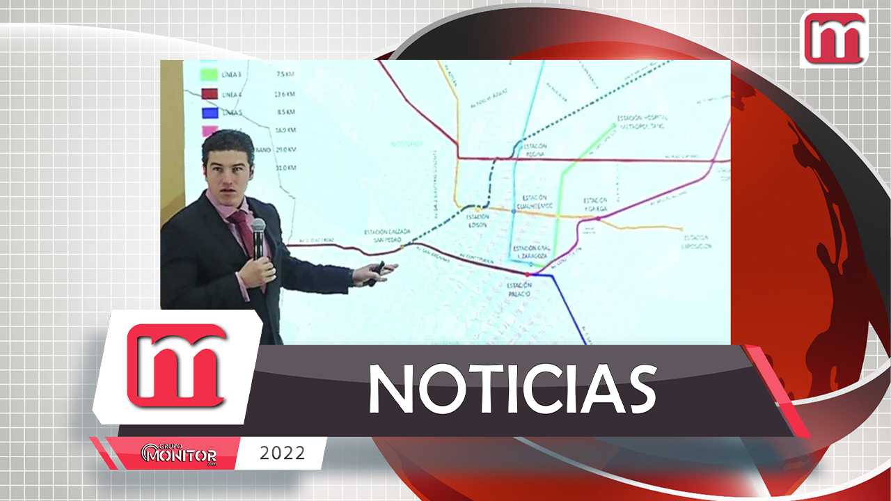 Anuncia Samuel García tren suburbano; iría desde San Pedro hasta el aeropuerto en Nuevo León