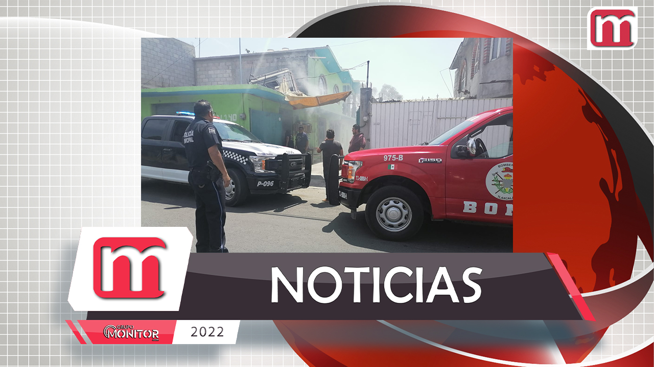 Salvan a individuo de incendio en Tlaxcala Capital