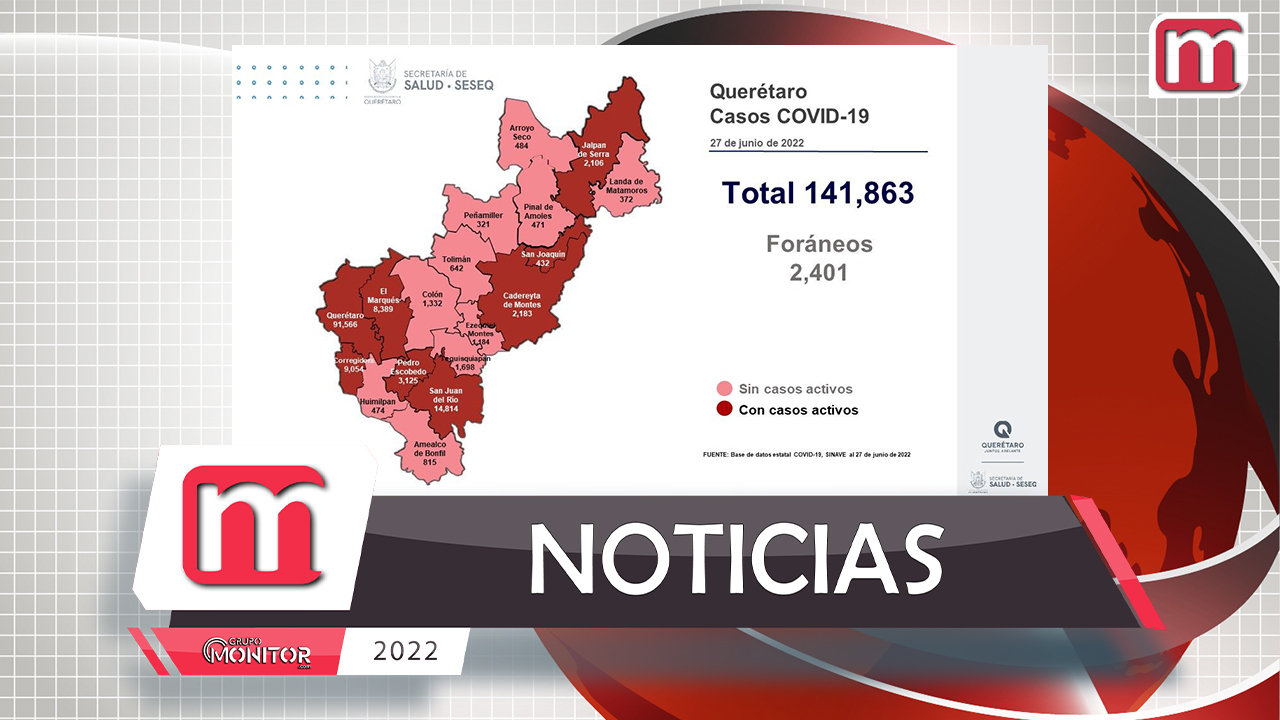 Querétaro con registro de 572 pacientes con sintomatología leve de COVID-19