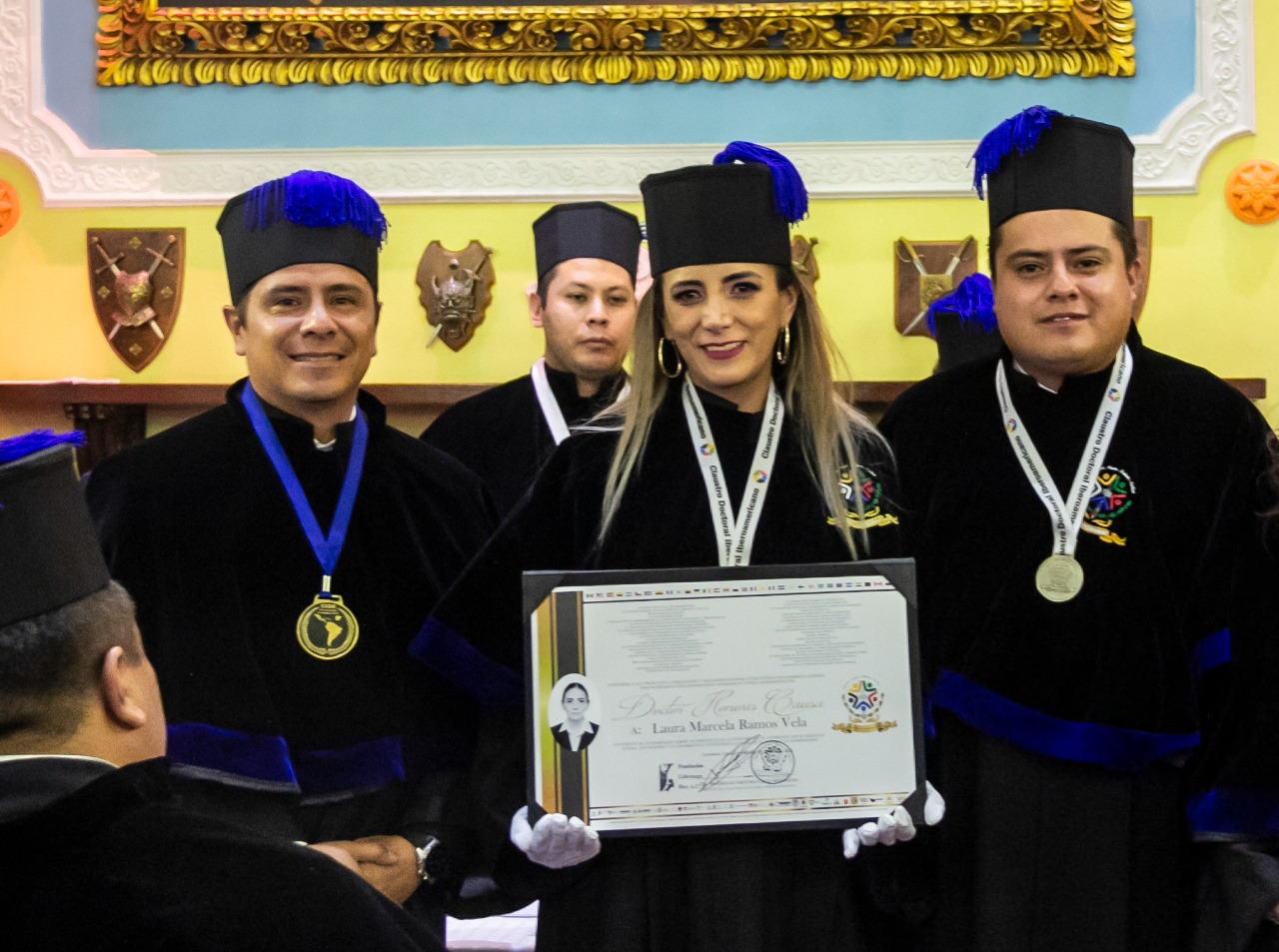 Recibe condecoración DHC jueza tlaxcalteca Laura Marcela Ramos Vela