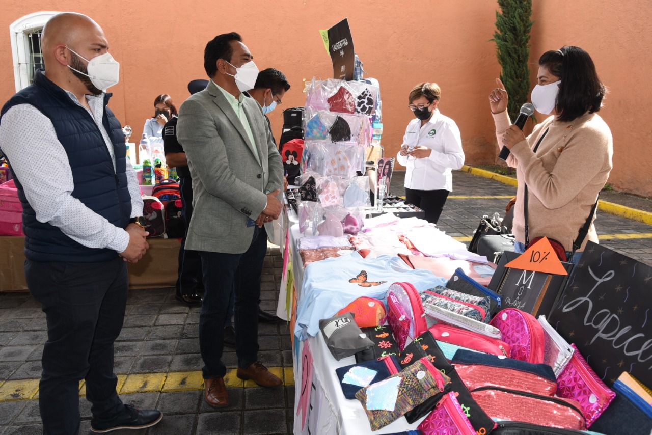 Realizan feria de descuentos para elementos de la Policía Municipal de Tlaxcala