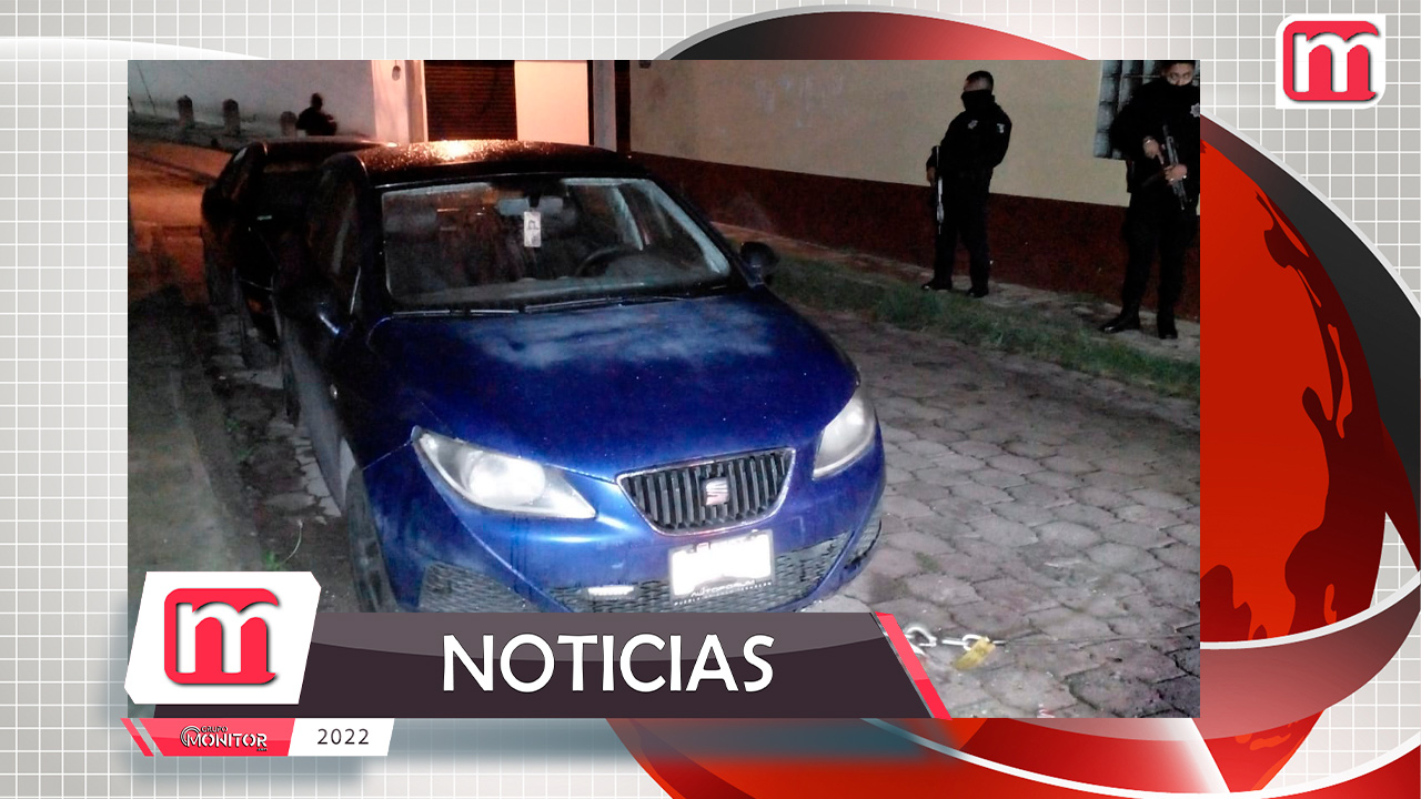 Aseguran vehículo con reporte de robo en la colonia Mirador de Ocotlán