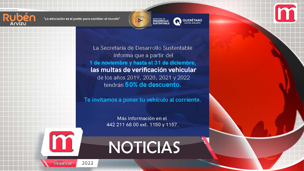 SEDESU condona 50% en multas de verificación