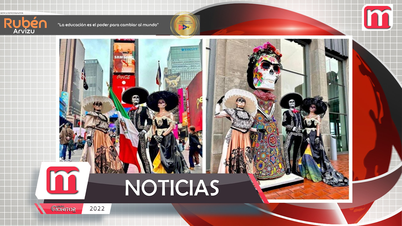 Nueva york celebra la primera “procesión del día de muertos”