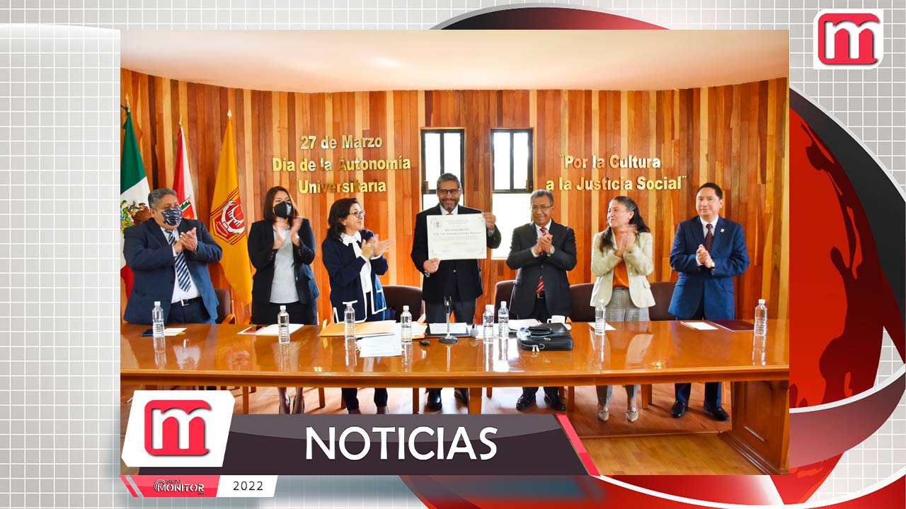 Distingue UATx a exrector por sus aportaciones académicas