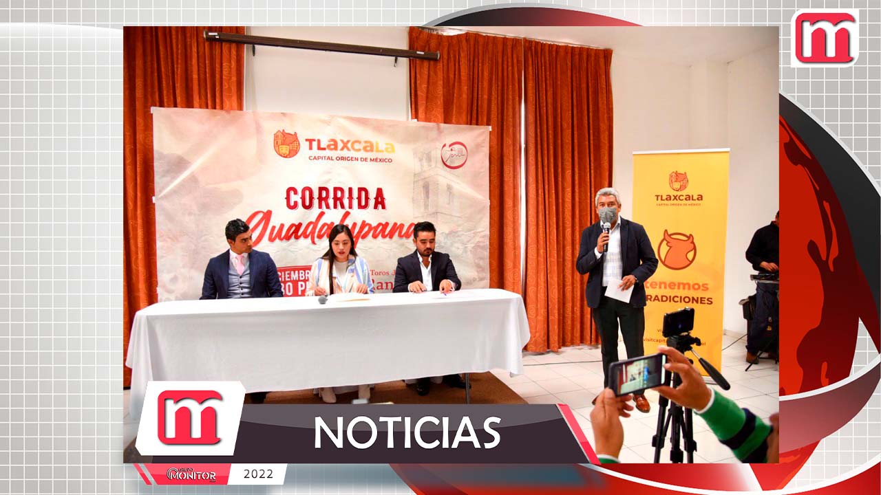 Anuncian cartel de Corrida Guadalupana en Tlaxcala capital