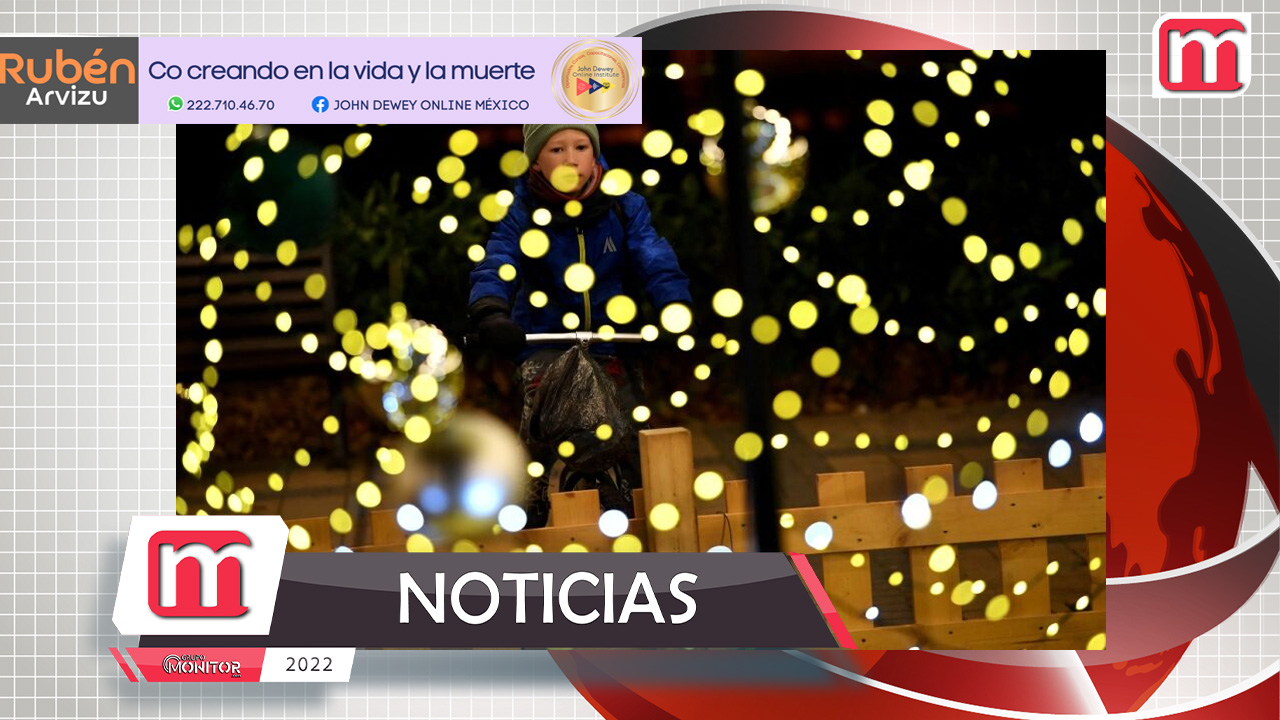 ¡A pedalear muy fuerte! Para encender el árbol de Navidad