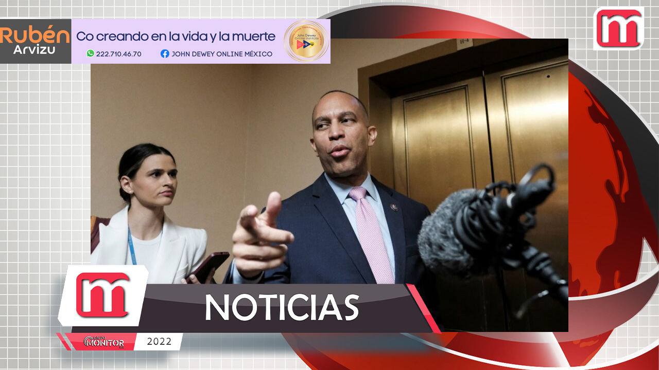 Hakeem Jeffries, líder de demócratas en la Cámara de Representantes