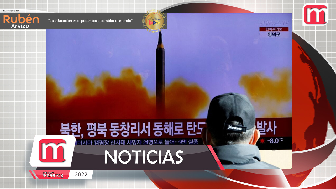 Corea del Norte dispara dos misiles balísticos, informa Corea del Sur