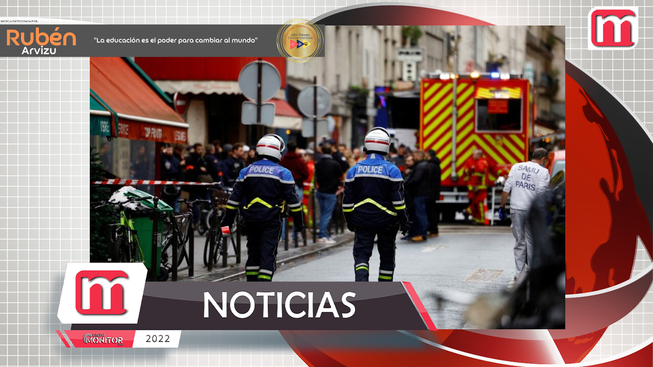 Atentado en calle de París deja 3 muertos y 3 heridos este viernes