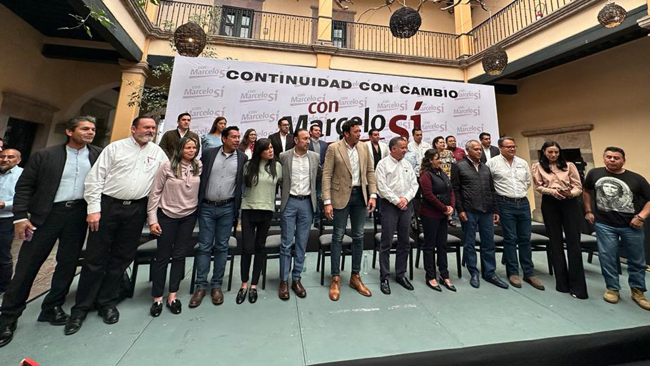 Unidos por la continuidad con cambio ya está en Querétaro con Marcelo Ebrard