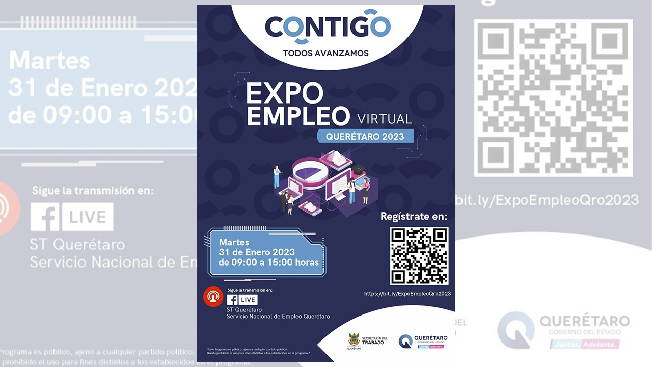 ST alista Expo Empleo Virtual para Querétaro