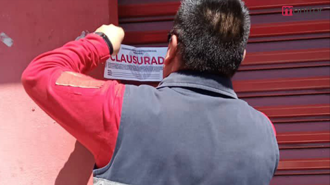 Clausura protección civil de Huamantla dos establecimientos de venta de alcohol sin permisos