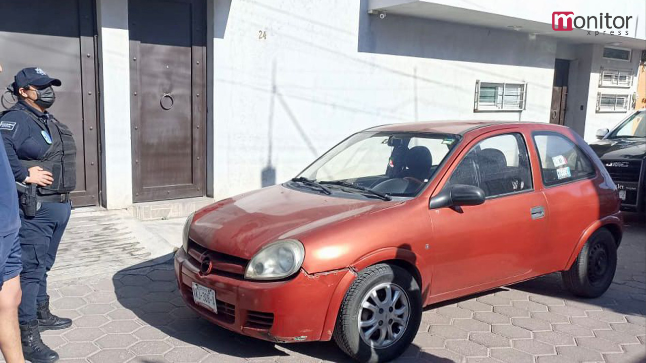 En acción rápida, Policía de Tlaxcala Capital recupera vehículo robado