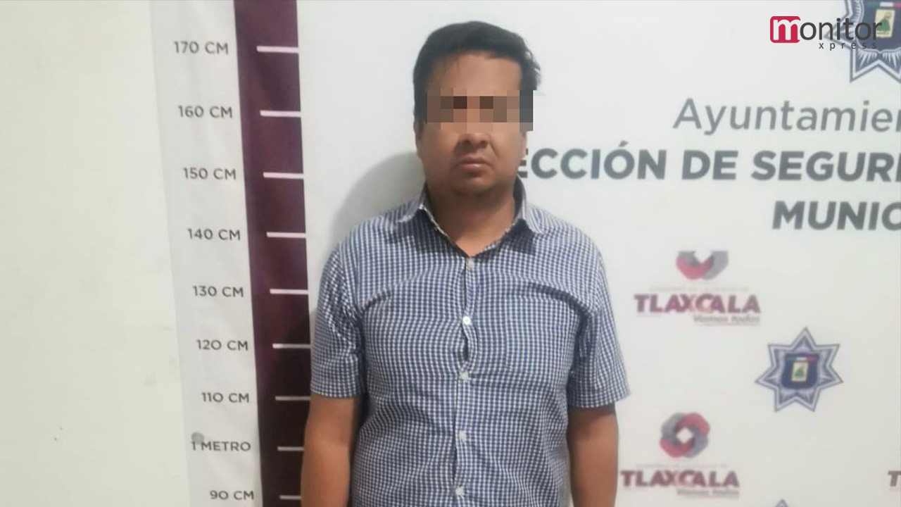 Detiene Policía de Tlaxcala a un individuo por transgredir medidas de protección