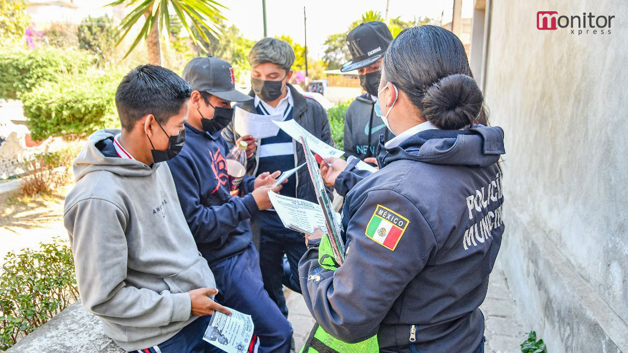 Con acciones de proximidad social se estrechan lazos de confianza: Policía de Huamantla