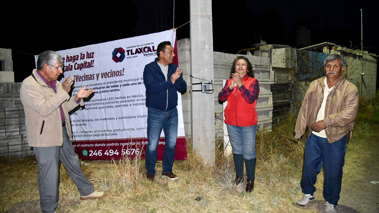 El Ayuntamiento de Tlaxcala iluminará canchas y espacios deportivos, anuncia el presidente municipal, Jorge Corichi