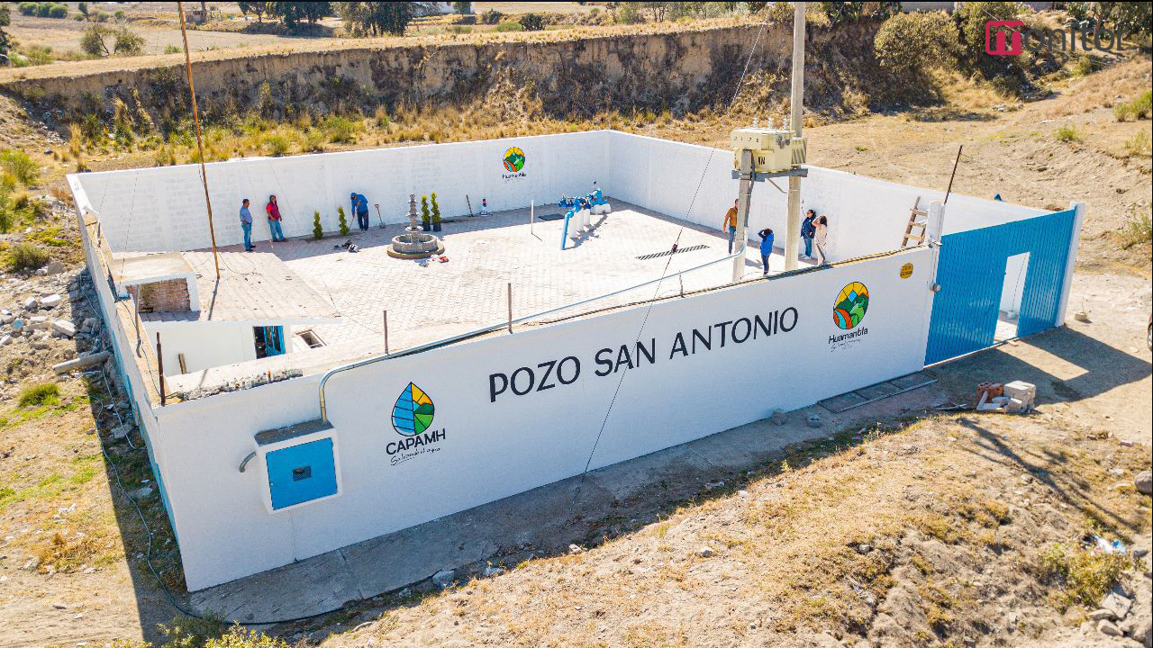 Culmina CAPAMH maniobras de mantenimiento preventivas en el pozo San Antonio, Huamantla