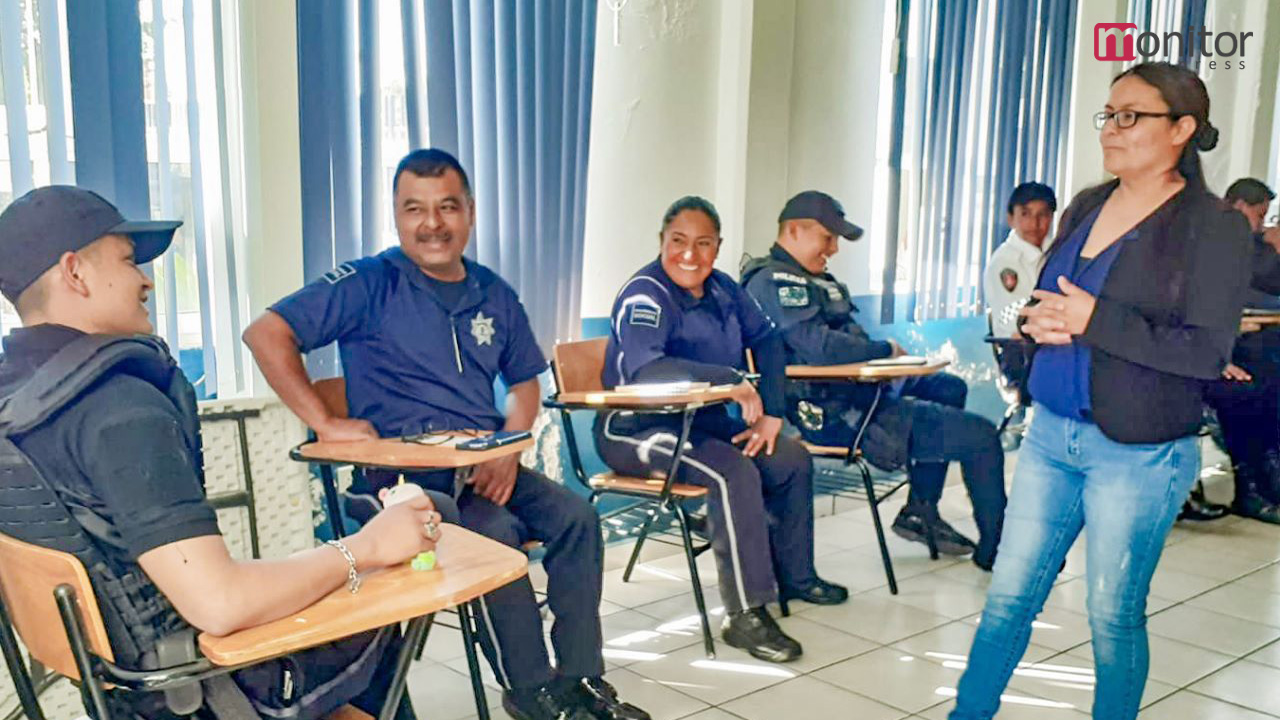 Capacita IMM de Huamantla a personal de seguridad pública para atender casos de violencia de género
