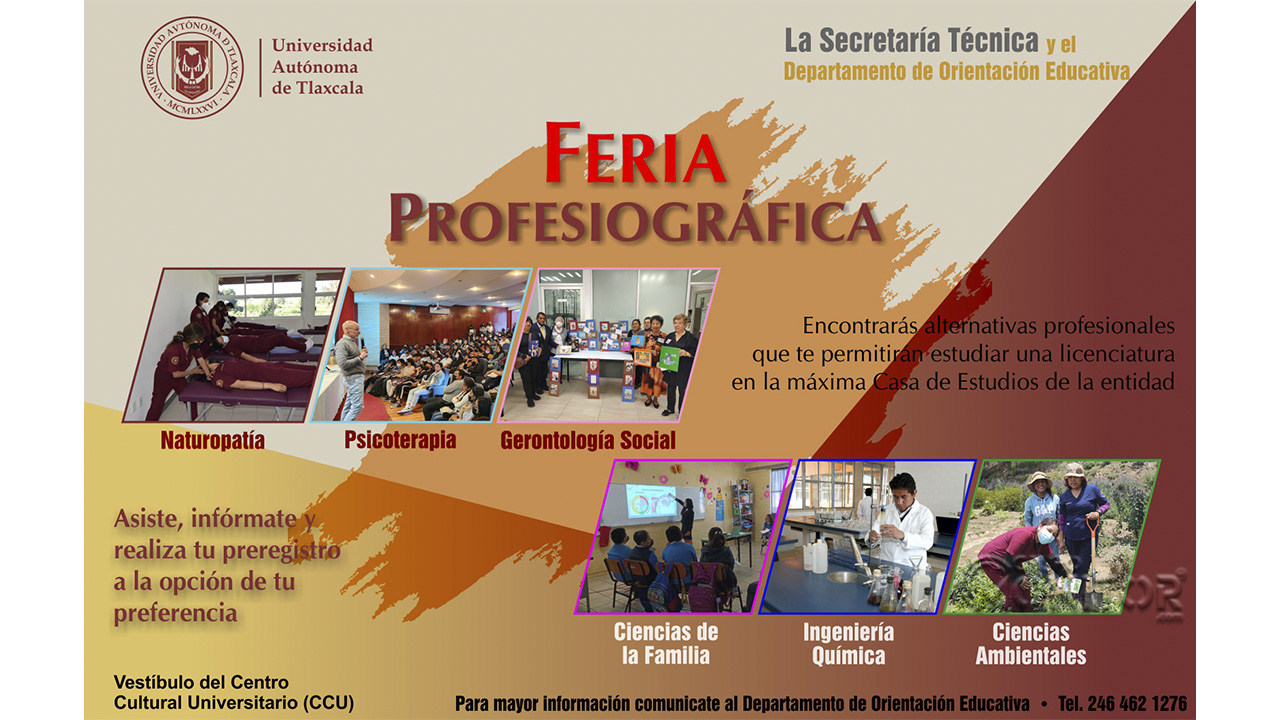 Llevará a cabo UATx Feria Profesiográfica