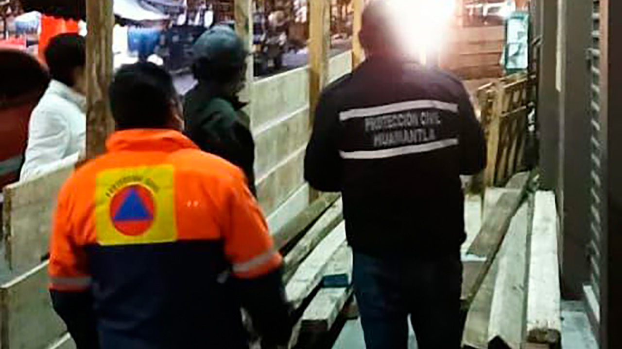 Supervisará protección civil de Huamantla instalación de burladeros para la huamantlada desde este jueves