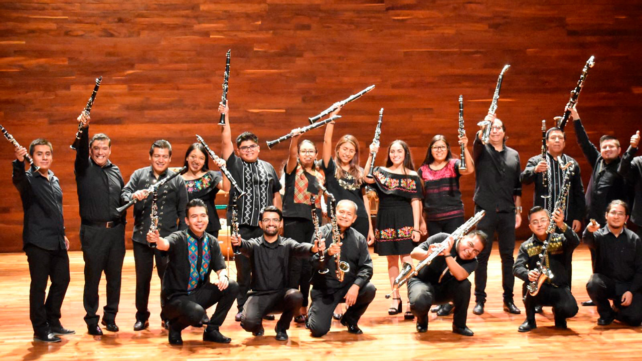 Invita ayuntamiento de Huamantla al concierto del coro de clarinetes de México