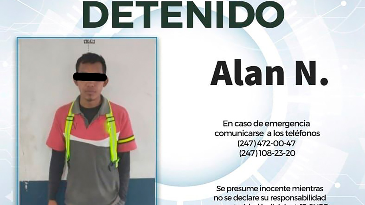 Detiene policía de huamantla a conductor que obstruía zona de ascenso y descenso de pasaje