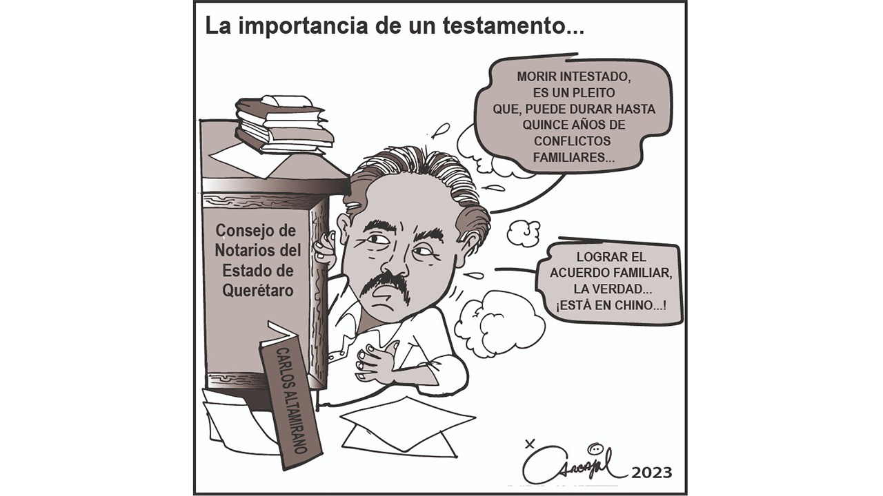 La importancia de un testamento...