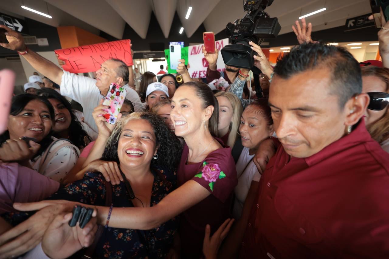 Claudia Sheinbaum es recibida por la alegría del pueblo tamaulipeco