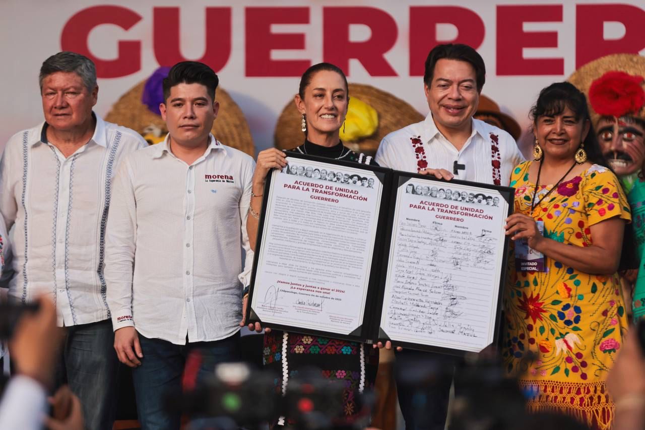 “Que se oiga en Guerrero, que se oigan en todo México y que se oiga en todo el mundo, no hay marcha atrás en la Cuarta Transformación”: Claudia Sheinbaum