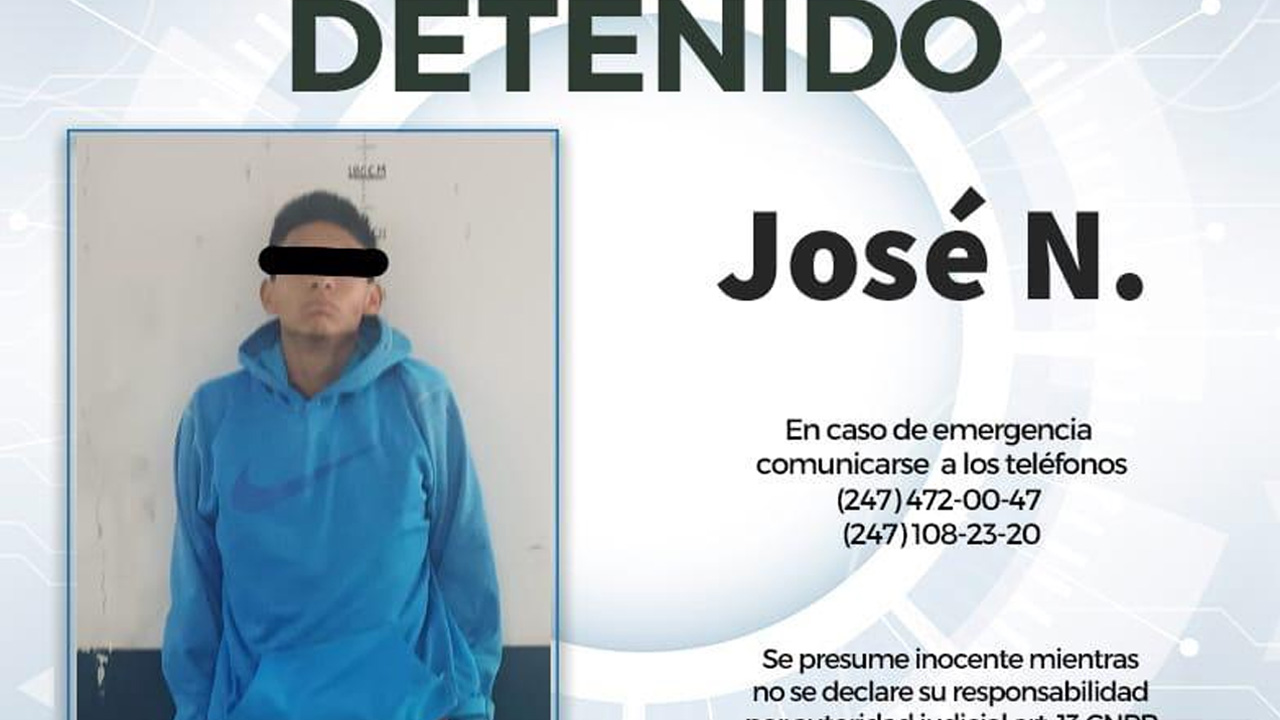 Detiene policía de Huamantla a persona señalada por robo a comercio