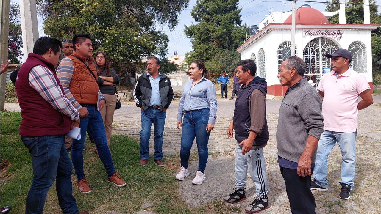 Verifica Ayuntamiento de Tlaxcala el funcionamiento del pozo Mextli