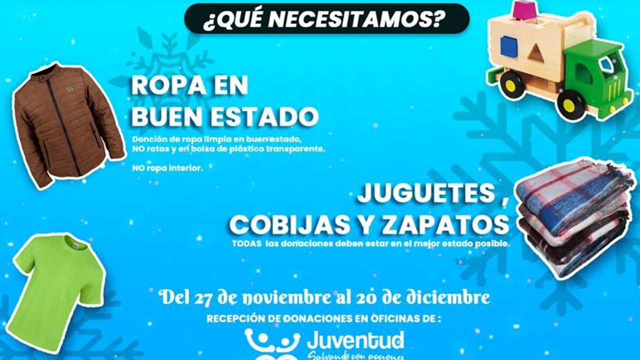 Invita coordinación de la juventud a sumarse a la campaña “Huamantla sin frío”
