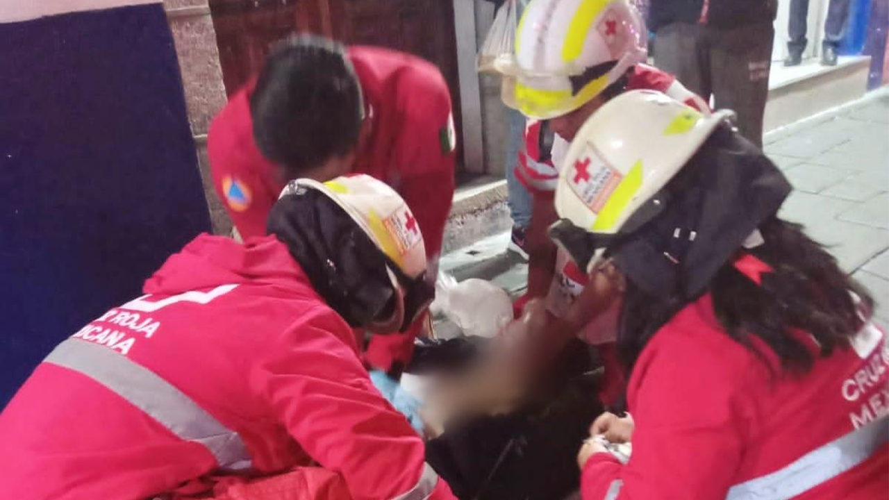 Atiende protección civil de Huamantla reporte de una persona que yacía en la vía pública