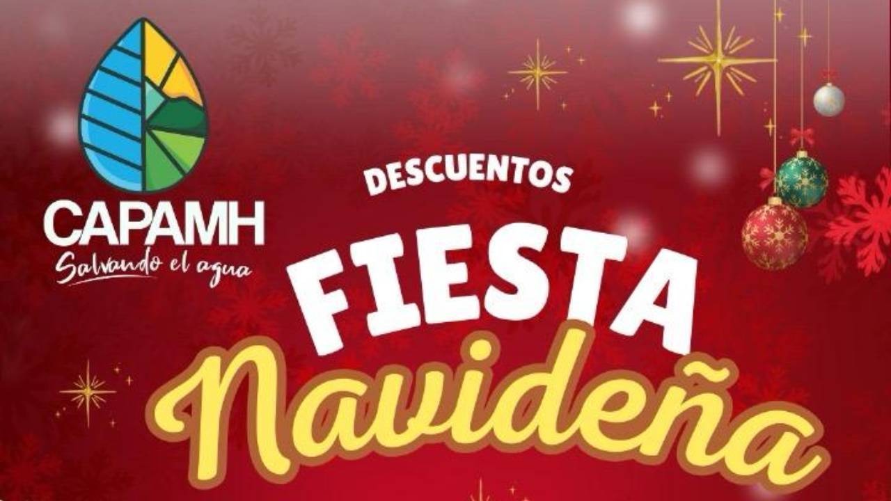 Descuento especial todo diciembre por pago anual anticipado de agua potable