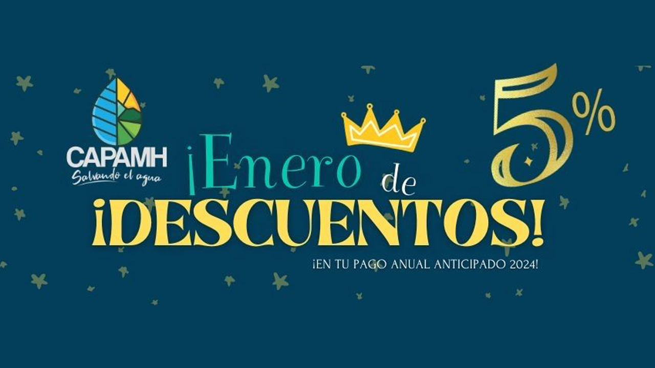 Anuncia CAPAMH descuentos en el pago anual anticipado de agua potable en Huamantla