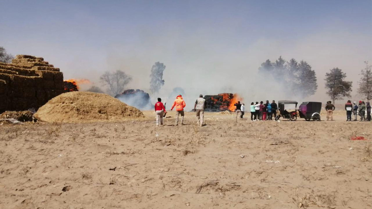 Activa ayuntamiento de Huamantla protocolo de seguridad por fuertes vientos en la zona