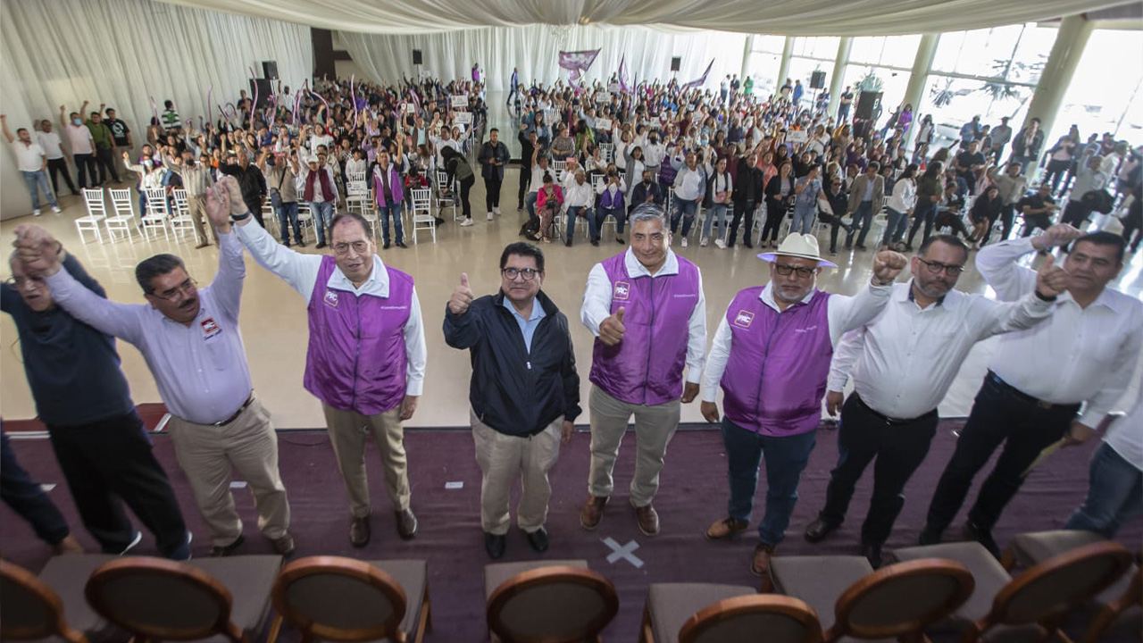 Alfredo Adán Pimentel, coordinador municipal de estructuras ciudadanas del PAC en el municipio de Tlaxcala