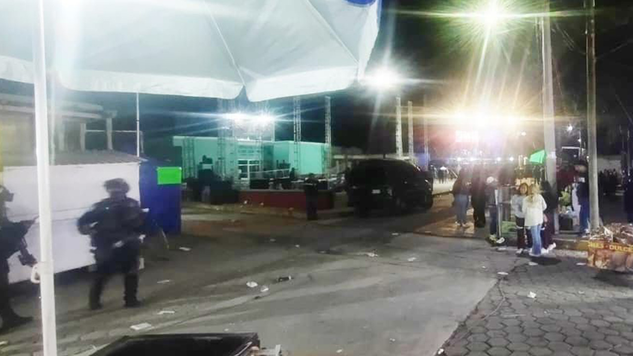 Seguridad pública de Huamantla garantiza el orden en evento musical de san José Xicohténcatl