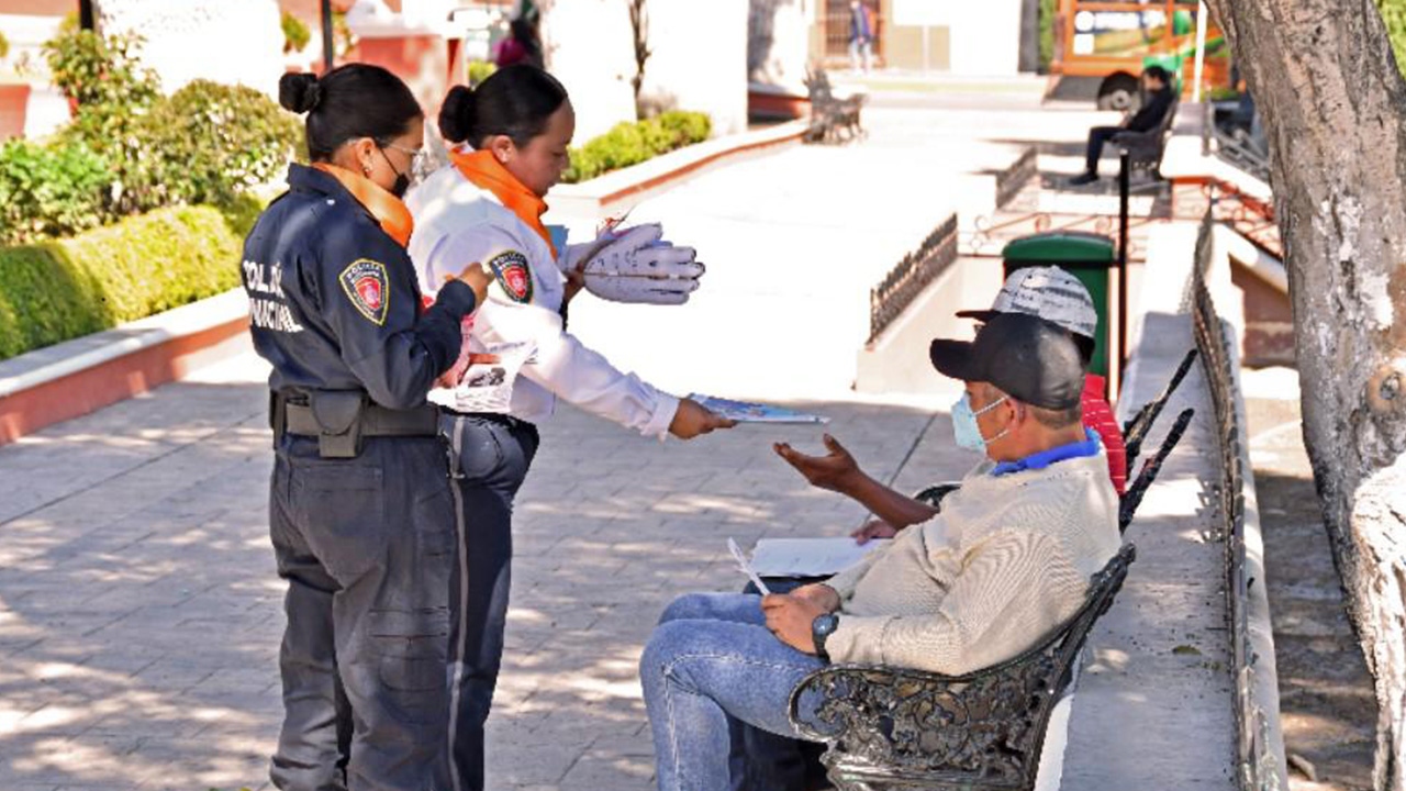 Dirección de seguridad pública de Huamantla promueve la no violencia contra mujeres y niñas