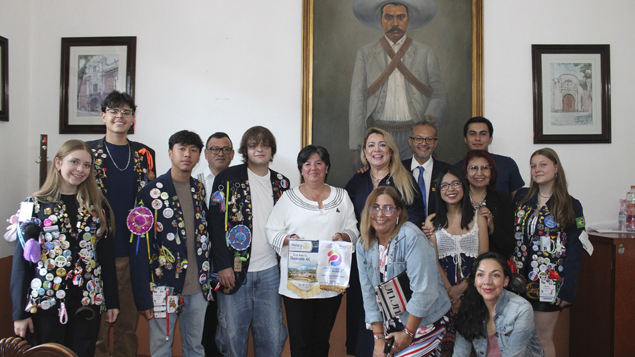 Club Rotary Internacional visita Tlaxcala Capital