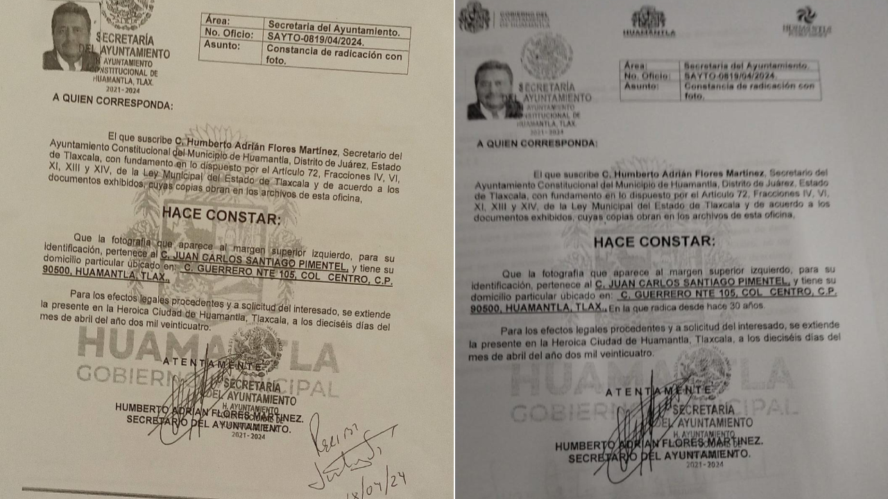 Suspicacias sobre radicación alterada de Carlos Pimentel