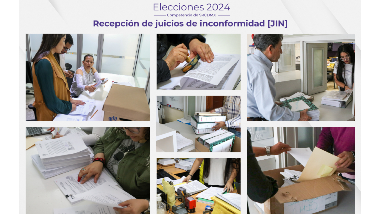 SRCDMX recibe 182 juicios de inconformidad para controvertir elecciones de senadurías y diputaciones federales de mayoría relativa en la IV Circunscripción