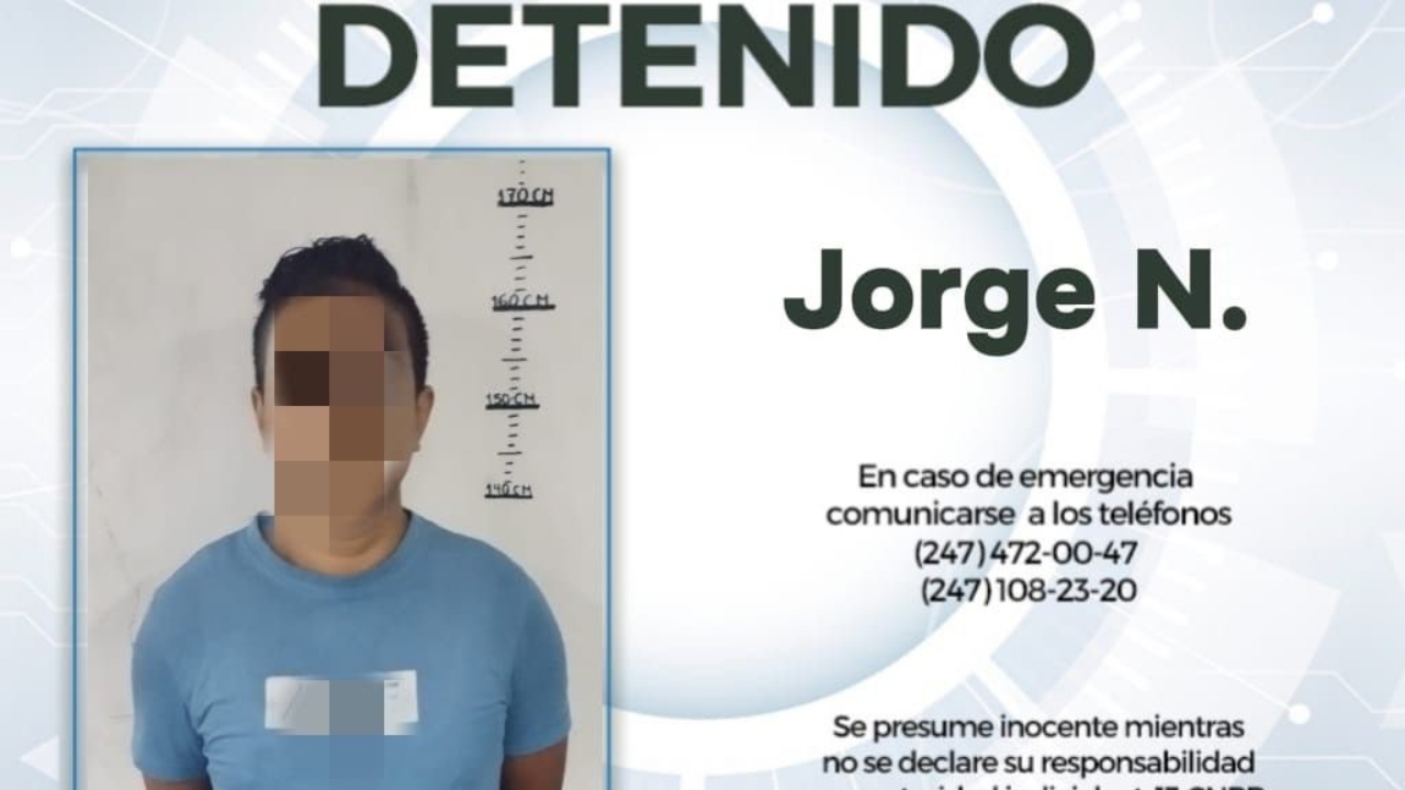 Detiene policía municipal de Huamantla a presunto ladrón en la preciosa