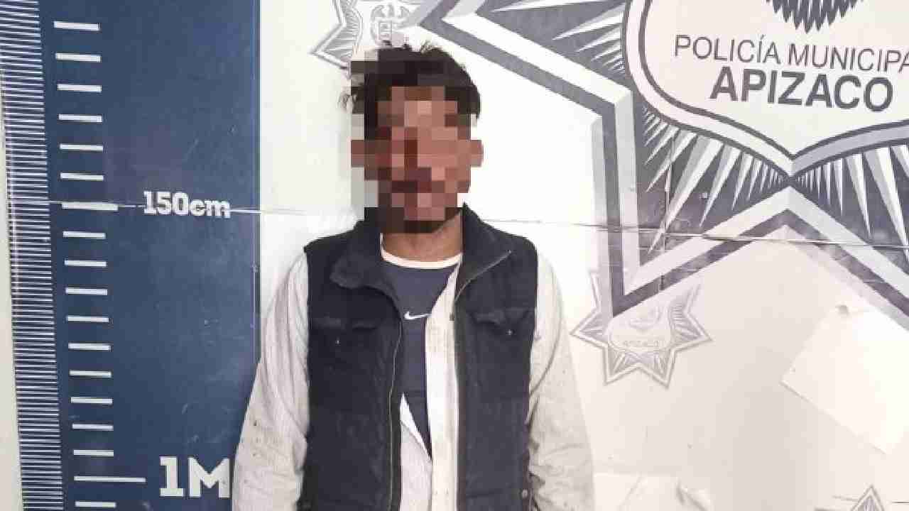 Detiene policía municipal de Apizaco a sujeto que intentaba robar una motocicleta.